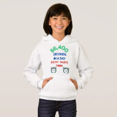 86,400 Seconds in a Day Hoodie (Voorkant volledig)