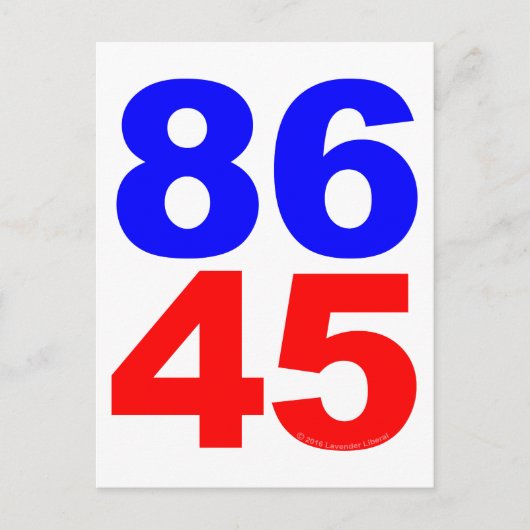 86 45 BRIEFKAART (Voorkant)