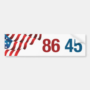 86 45 Bumpersticker