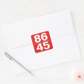 86 45 (Trump Resistance) Sticker (Envelop)