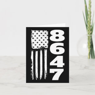 86 47 8647 Subtiele anti-Trump Kaart