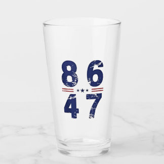 86 47 Anti Trump 8647 Retro stijl Glas