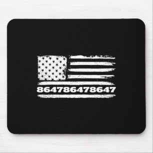 86 47 Anti-trump 8647 Subtiele Anti-Trump  Muismat