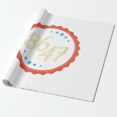 86 47 Anti Trump Grappig Cadeaupapier (Uitgerold)