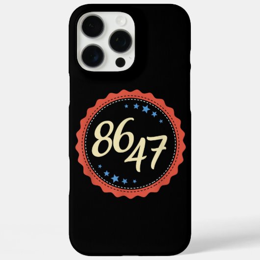 86 47 Anti Trump Grappig Case-Mate iPhone Case (Achterkant)