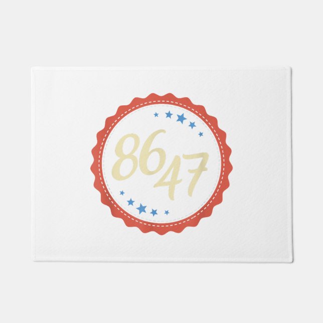 86 47 Anti Trump Grappig Deurmat (Voorkant)