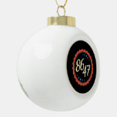 86 47 Anti Trump Grappig Keramische Bal Ornament (Links)