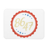 86 47 Anti Trump Grappig Magneet (Horizontaal)