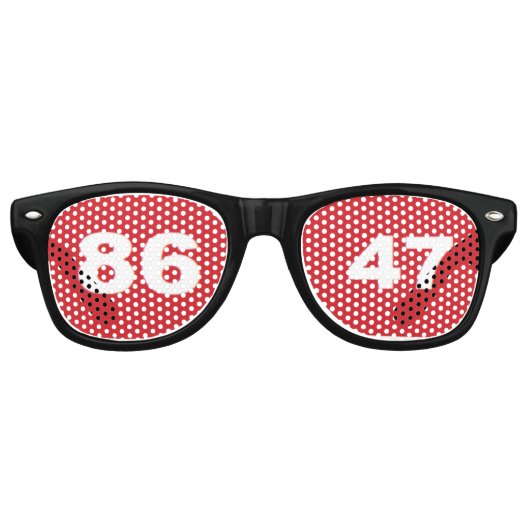 86  47 RETRO ZONNEBRIL (Voorkant)