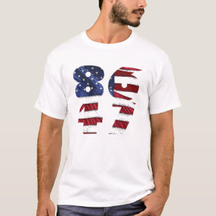86-47 Shirt met vlagtekst