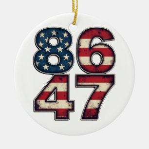 86 47 Trots Maga Trump President inauguratie Dag Keramisch Ornament