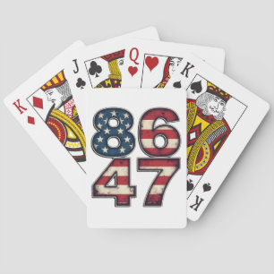 86 47 Trotse Maga Trump President inauguratiedag Pokerkaarten