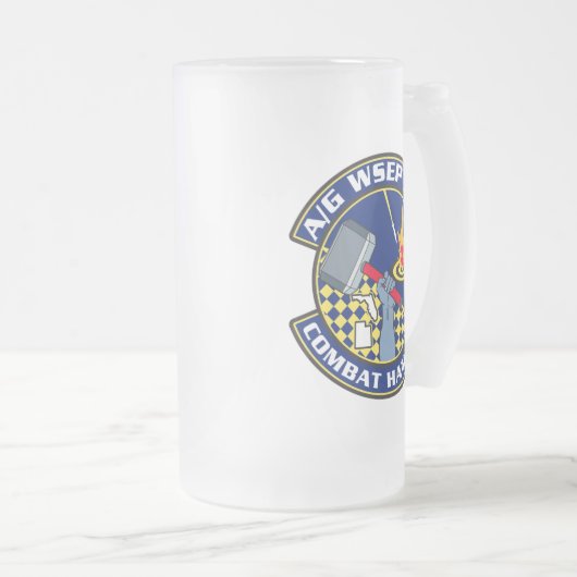 86 FWS Double Patch Frosted Glass Mug (Devant droit)