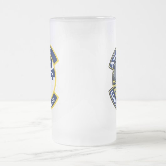 86 FWS Double Patch Frosted Glass Mug (Centre)