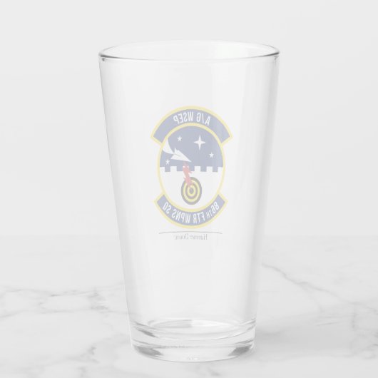 86 FWS SQ Patch Pintglas Glas (Achterkant)