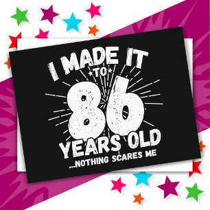 86 Jaar Oud Sarcastisch Meme Grappige 86e Verjaard Briefkaart