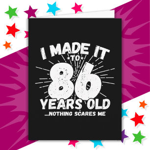 86 Jaar Oud Sarcastisch Meme Grappige 86e Verjaard Kaart