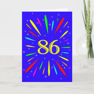 86e 'Birthday Explosion'-Kaart Kaart