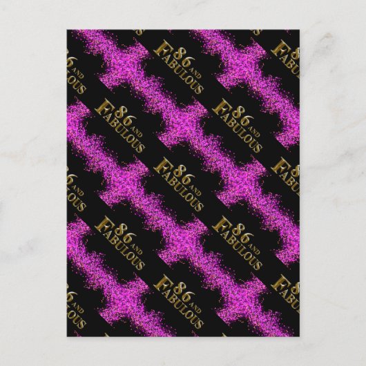 86ste verjaardag  briefkaart (Voorkant)