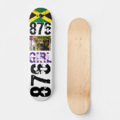 876 JMTJAMAICA 7 3/4" Skateboard Deck (Recto)