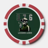 876 LESSONS LEARN Poker Chip (Voorkant)