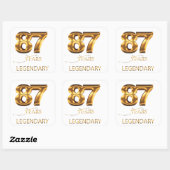 87 jaar legendarische sticker (Vel)