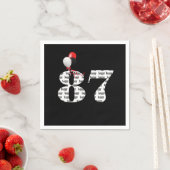 87e Birthday party ballonnen Servet (Insitu)