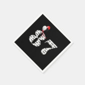 87e Birthday party ballonnen Servet (Hoek)