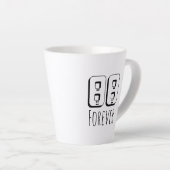 88 Forever Latte Mug (Angle droit)