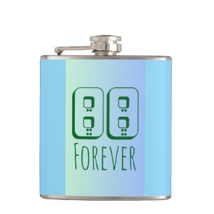 88 Forever Vinyl Omwikkelde Fles Heupfles