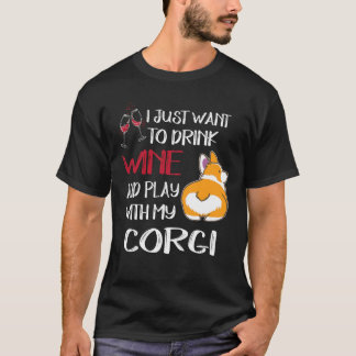   88 Ik wil gewoon wijn drinken T-shirt