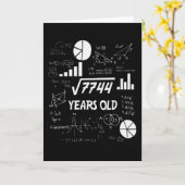 88 jaar oude dagelijkse Wiskunde leraar 88e verjaa Kaart (Gele Bloem)