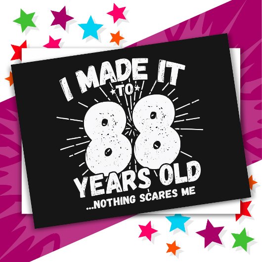 88 Jaar Oude Sarcastische Meme Leuke 88ste Verjaar Briefkaart