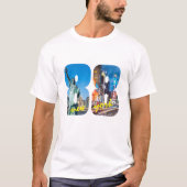 88 New York City Vrijheidsbeeld T-shirt Design (Voorkant)