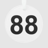 88 - nombre quatre-vingt-huit (dos)