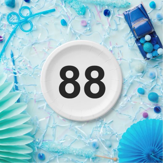 88 - nummer 88 bord (Feest)