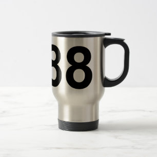 88 - nummer 88 reisbeker