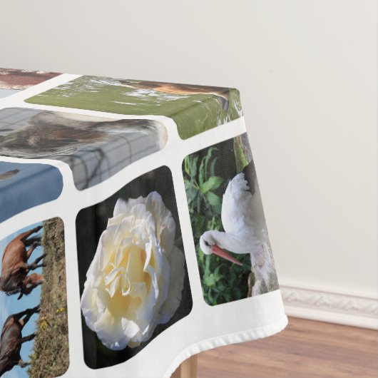 88 verschillende afbeeldingen uploaden tafelkleed (Voorbeeld)