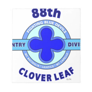 88E AFDELING "CLOVER LEAF" NOTITIEBLOK