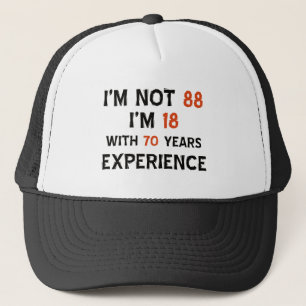 88e coole verjaardagsdesign trucker pet