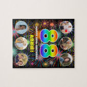 88ste verjaardag: Leuke regenboog #, aangepaste na Legpuzzel (Horizontaal)