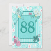 88ste verjaardag uitnodiging (Voorkant)
