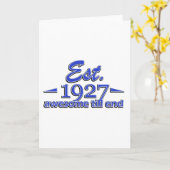 88ste verjaardagsdesign kaart (Gele Bloem)