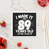 89 Jaar Oud Sarcastisch Meme Grappige 89e Verjaard Servet (Insitu)
