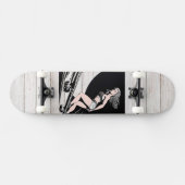 8 1/8-inch board Babe Design Skateboard Deck (Horizontaal)