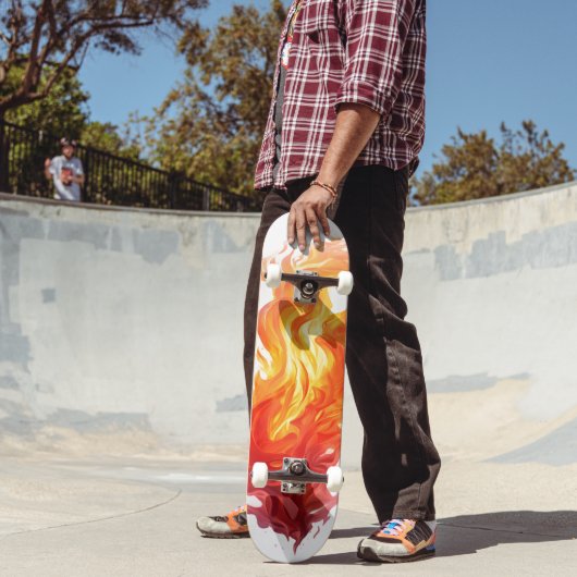 8 1/8-inch Flame Skateboard (Buiten 2)