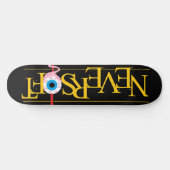 8.5 Cartoon stijl Neversoft logo Deck Skateboard (Horizontaal)