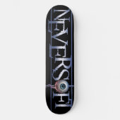 8.5 Grijs Neversoft skateboard deck (Voorkant)