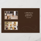 8,5-inch x5.5-inch brochures van Shelly's Home Pro (Achterkant)