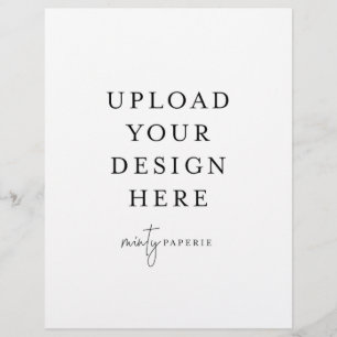 8,5-inch x 11-inch brochure